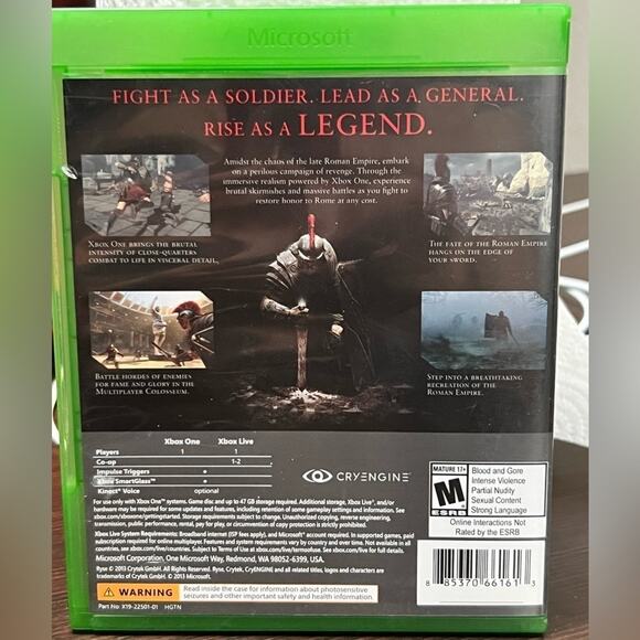 Xbox One - Ryse Son of Rome Game - Picture 2 of 13